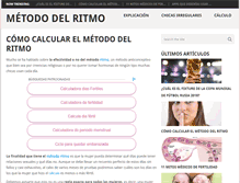 Tablet Screenshot of metododelritmo.com